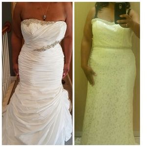 2 different wedding dresses
